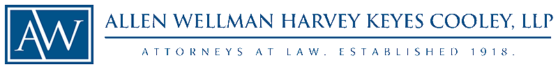 Allen Wellman Harvey Keyes Cooley, LLP | Attorneys At Law . Established 1918